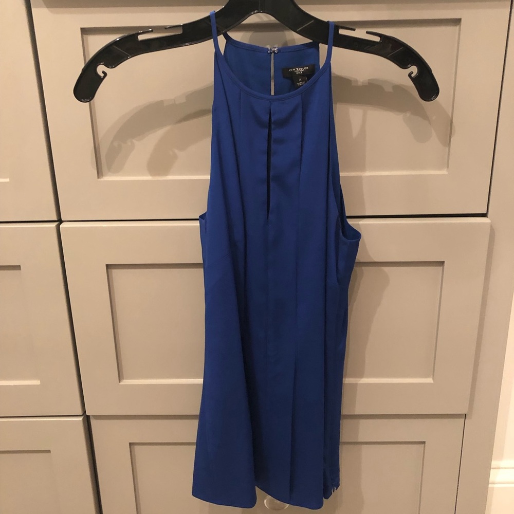 Royal blue Ann Taylor sleeveless top